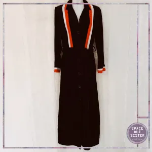 1970s Vintage Dynamic Stripes Robe
