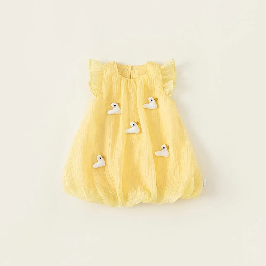 3D Animal Flower Bud Dress