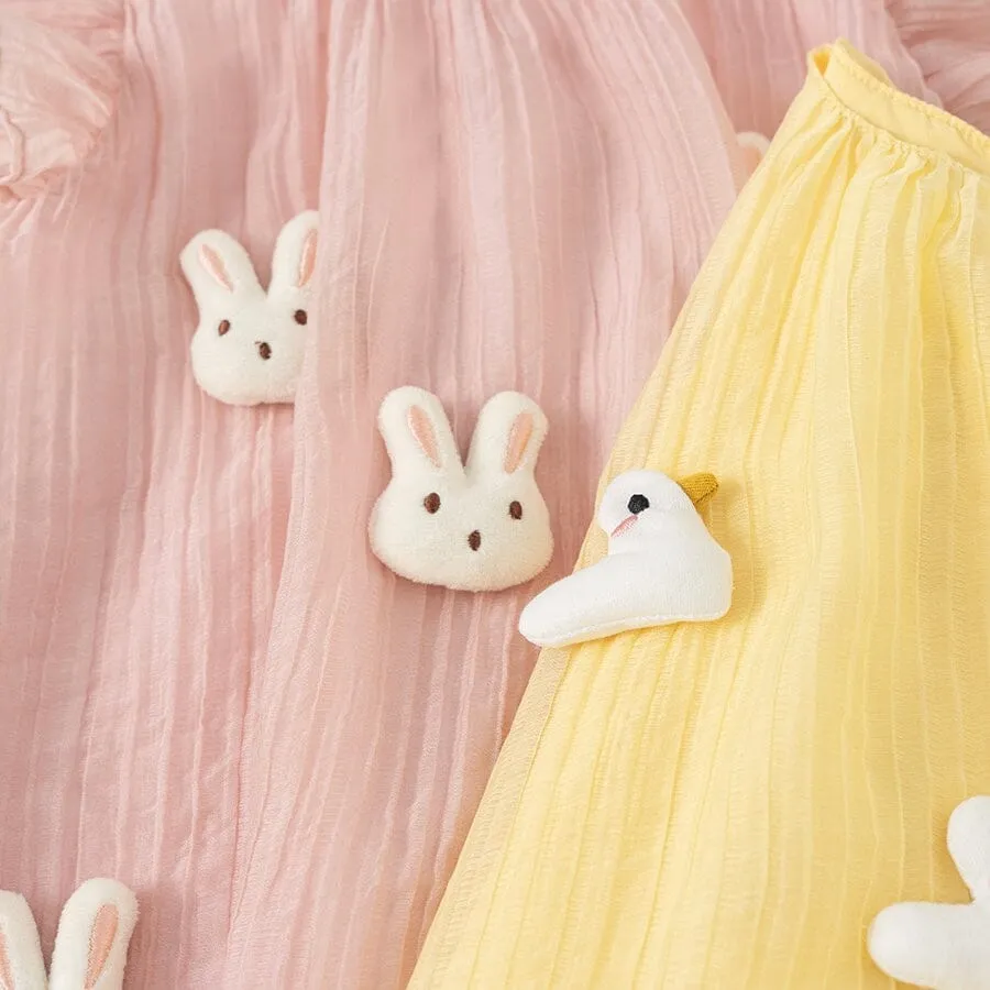 3D Animal Flower Bud Dress