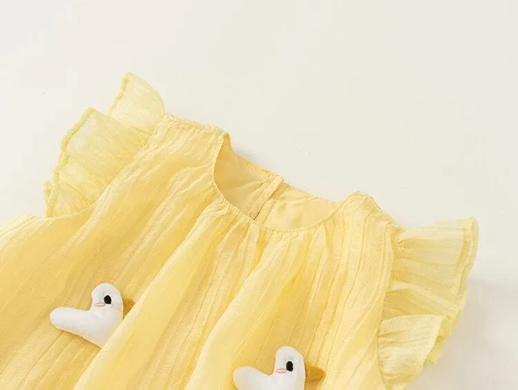 3D Animal Flower Bud Dress