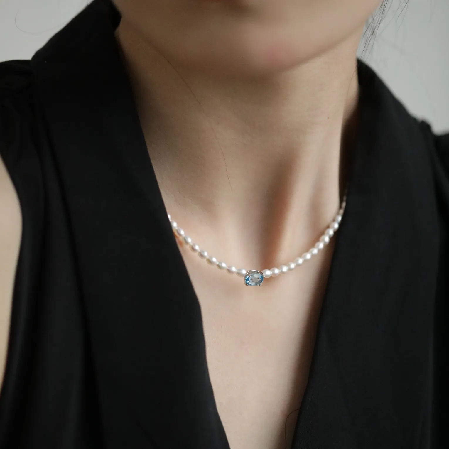 Alice Ocean Breath Pearl Chocker