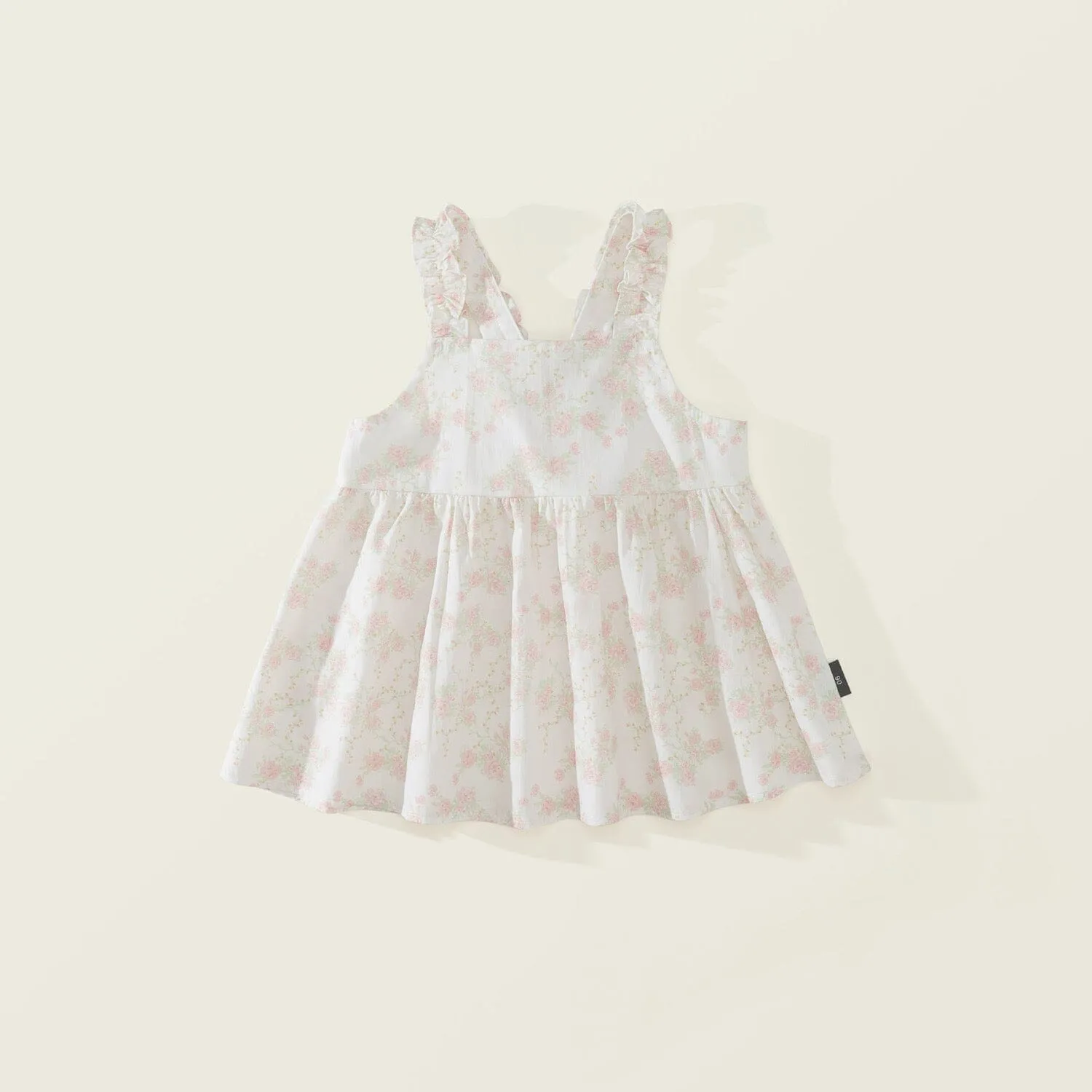 Angel Wing Floral Suspender Dress