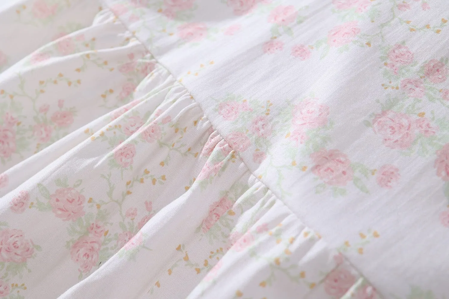 Angel Wing Floral Suspender Dress