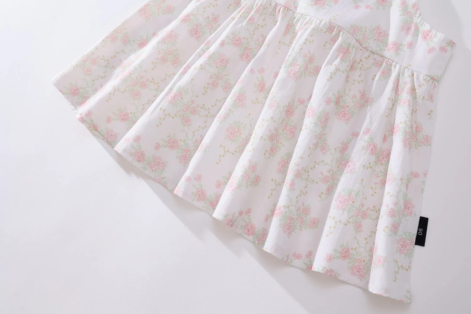 Angel Wing Floral Suspender Dress