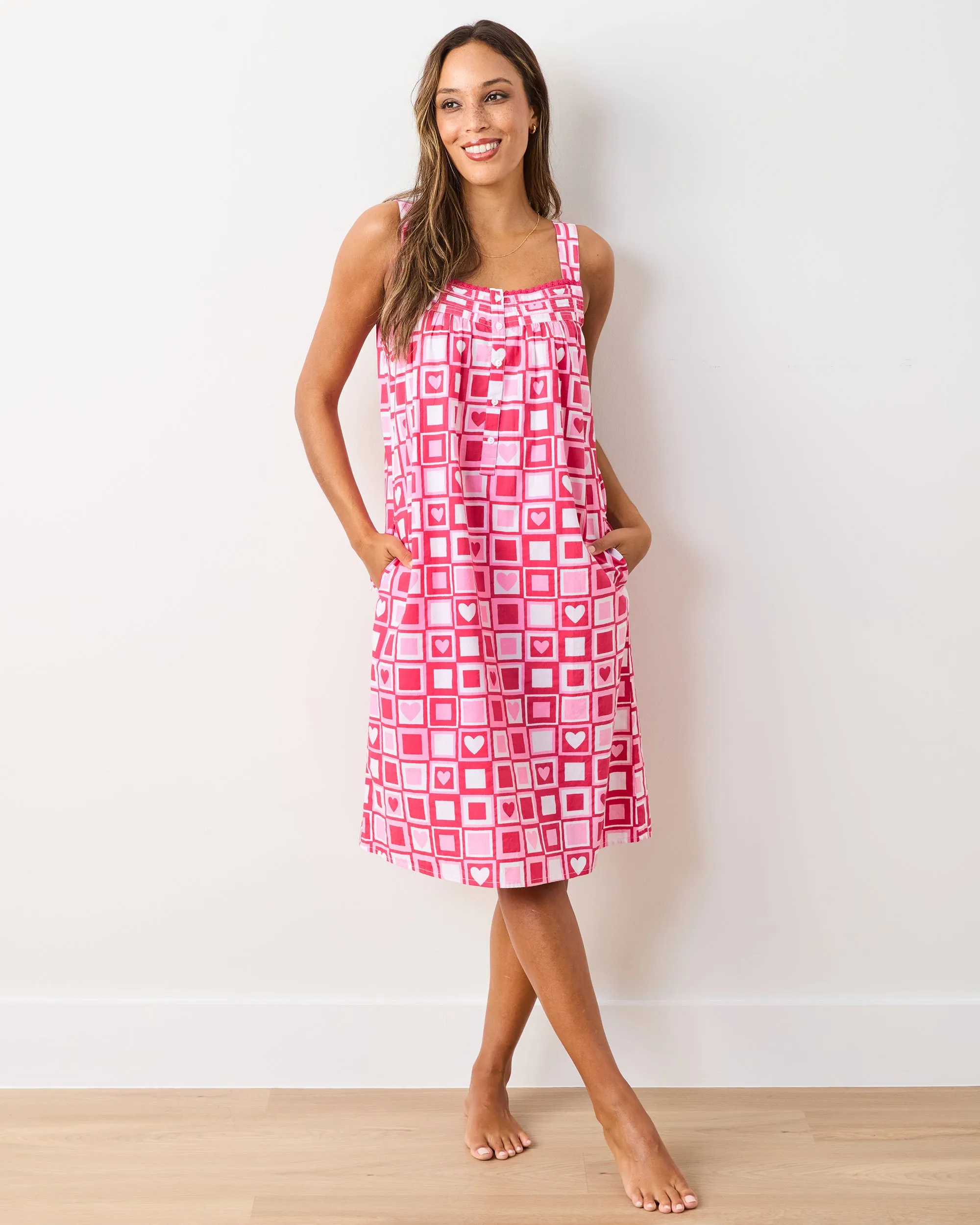 Be Mine - Back To Bed Nightgown - Retro Ruby