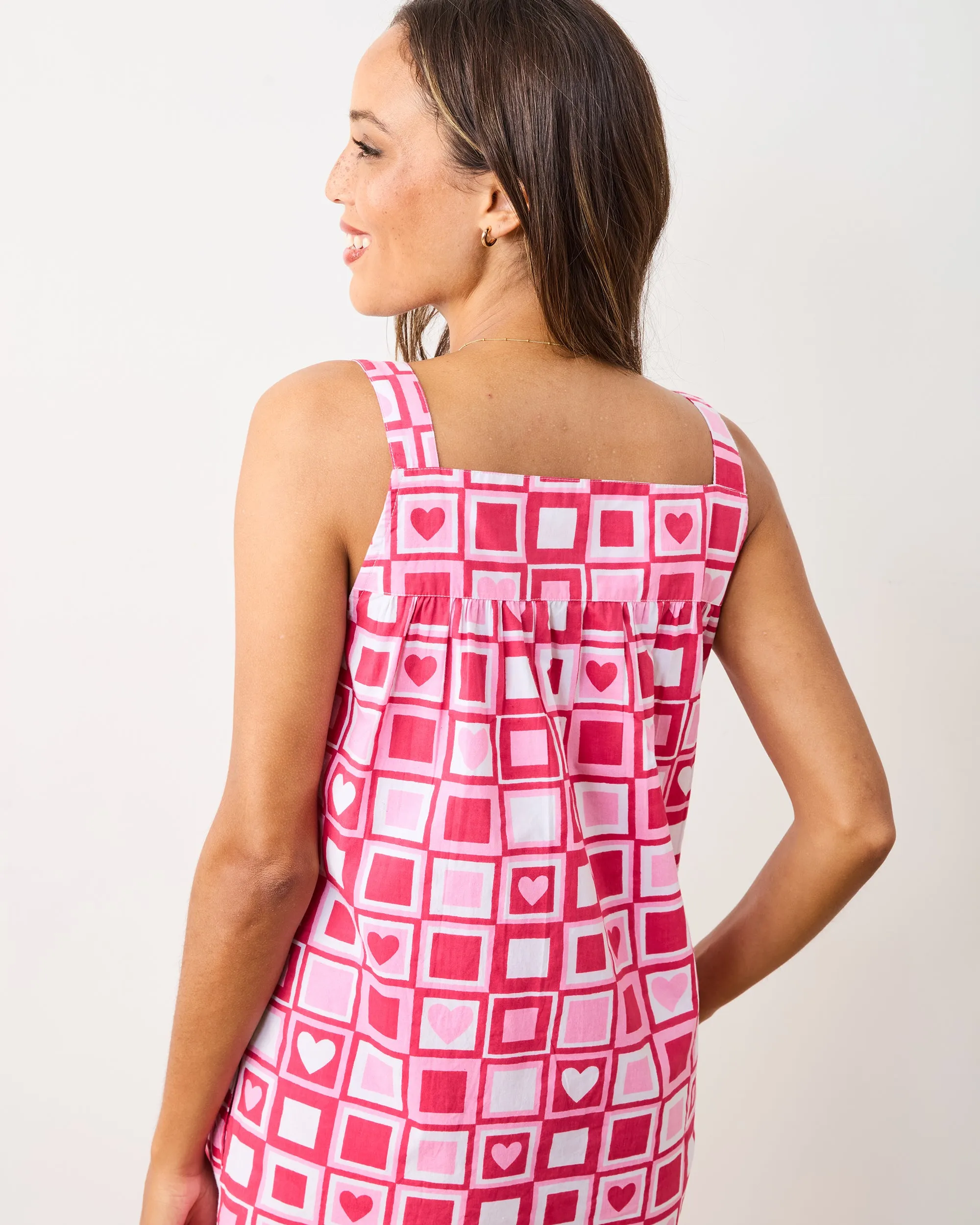 Be Mine - Back To Bed Nightgown - Retro Ruby