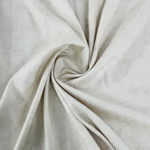 Beige Solid Cotton Satin Fabric
