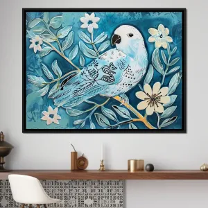 Bird's Serenade of Spring Blossoms