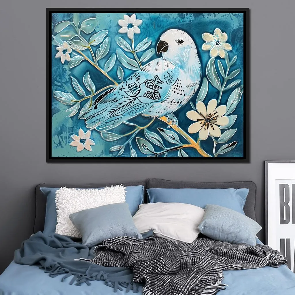 Bird's Serenade of Spring Blossoms