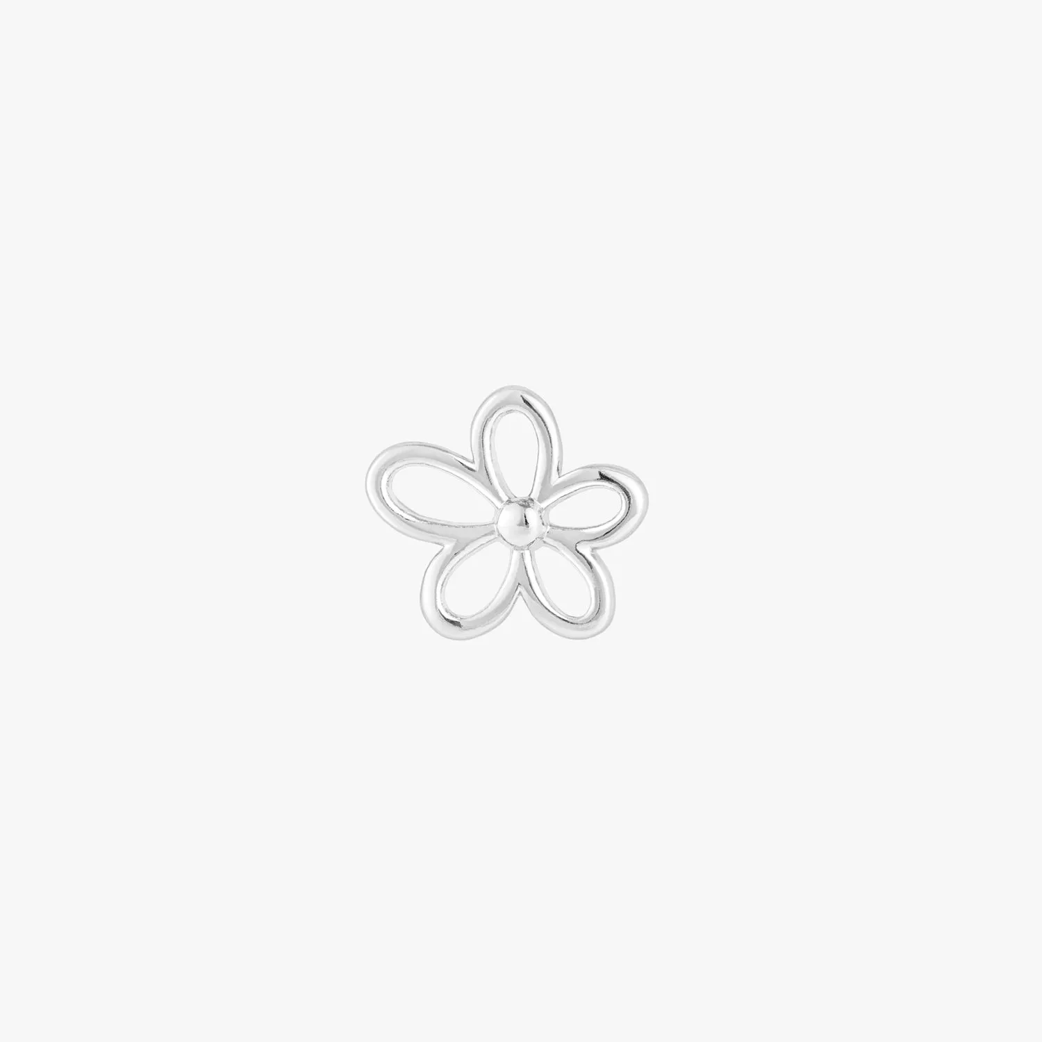 Blooming Flower Flatback Earring