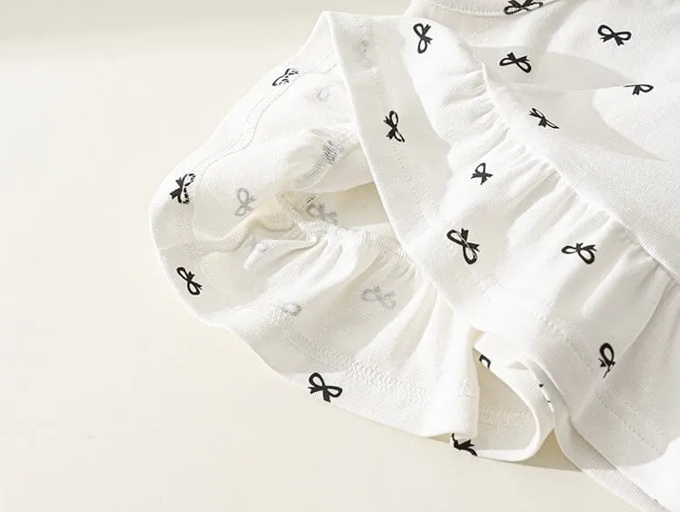 Bowknot Summer Ruffle Tank Top