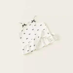 Bowknot Summer Ruffle Tank Top