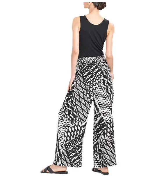 Chibana Pant Black with White