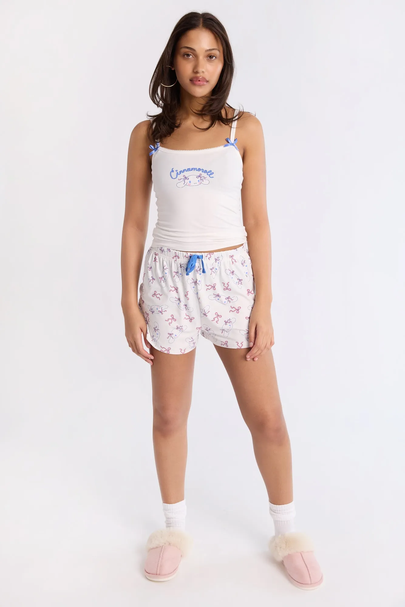 Cinnamoroll 2-Piece Pajama Tank Top & Shorts Set