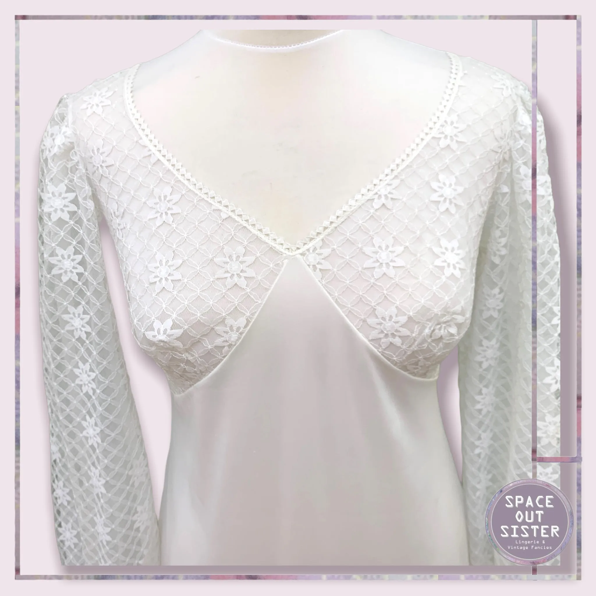 Circa 1970s Sortelege Nightdress