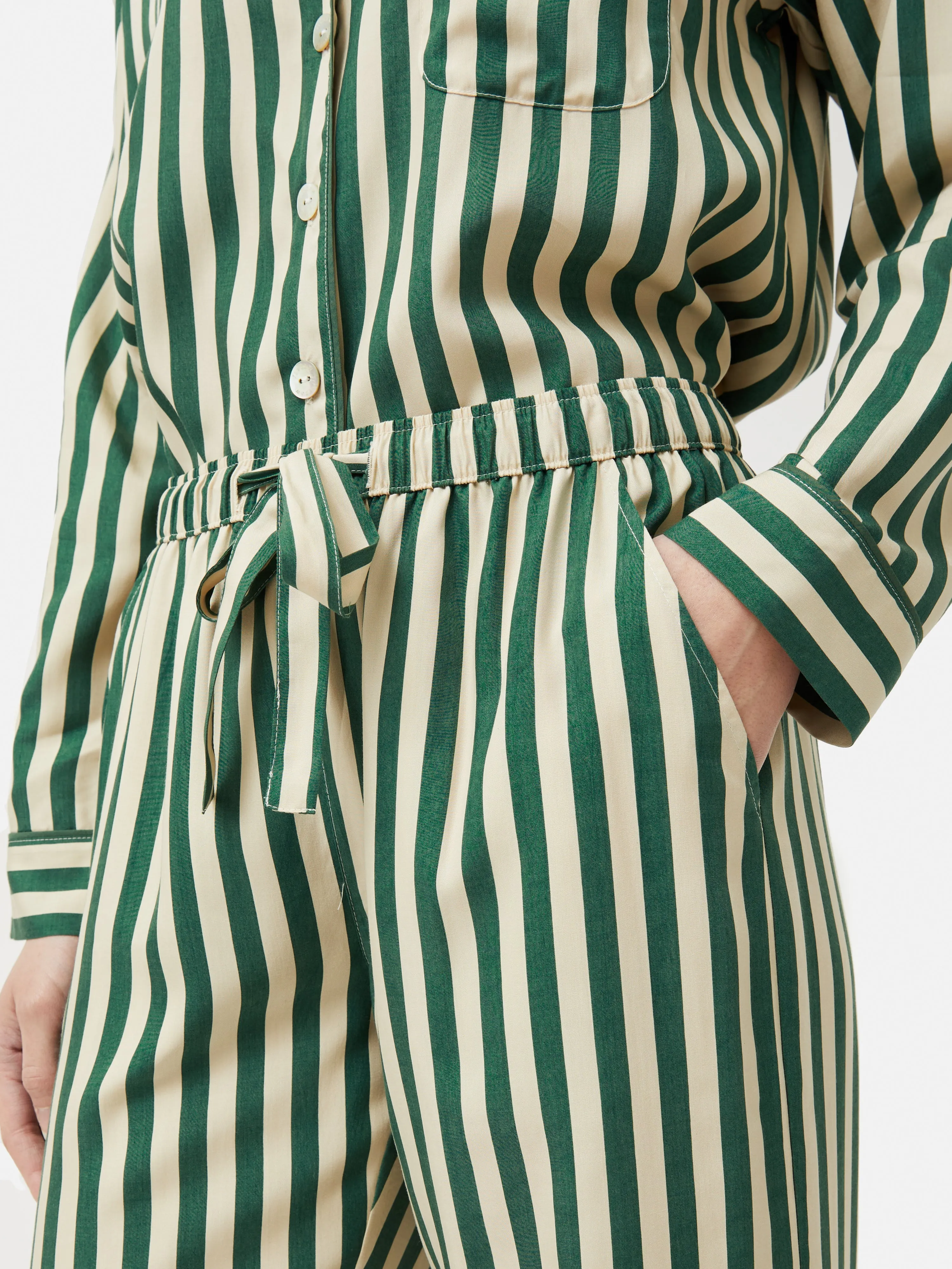 Classic Stripe Pyjama | Green