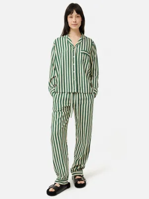 Classic Stripe Pyjama | Green