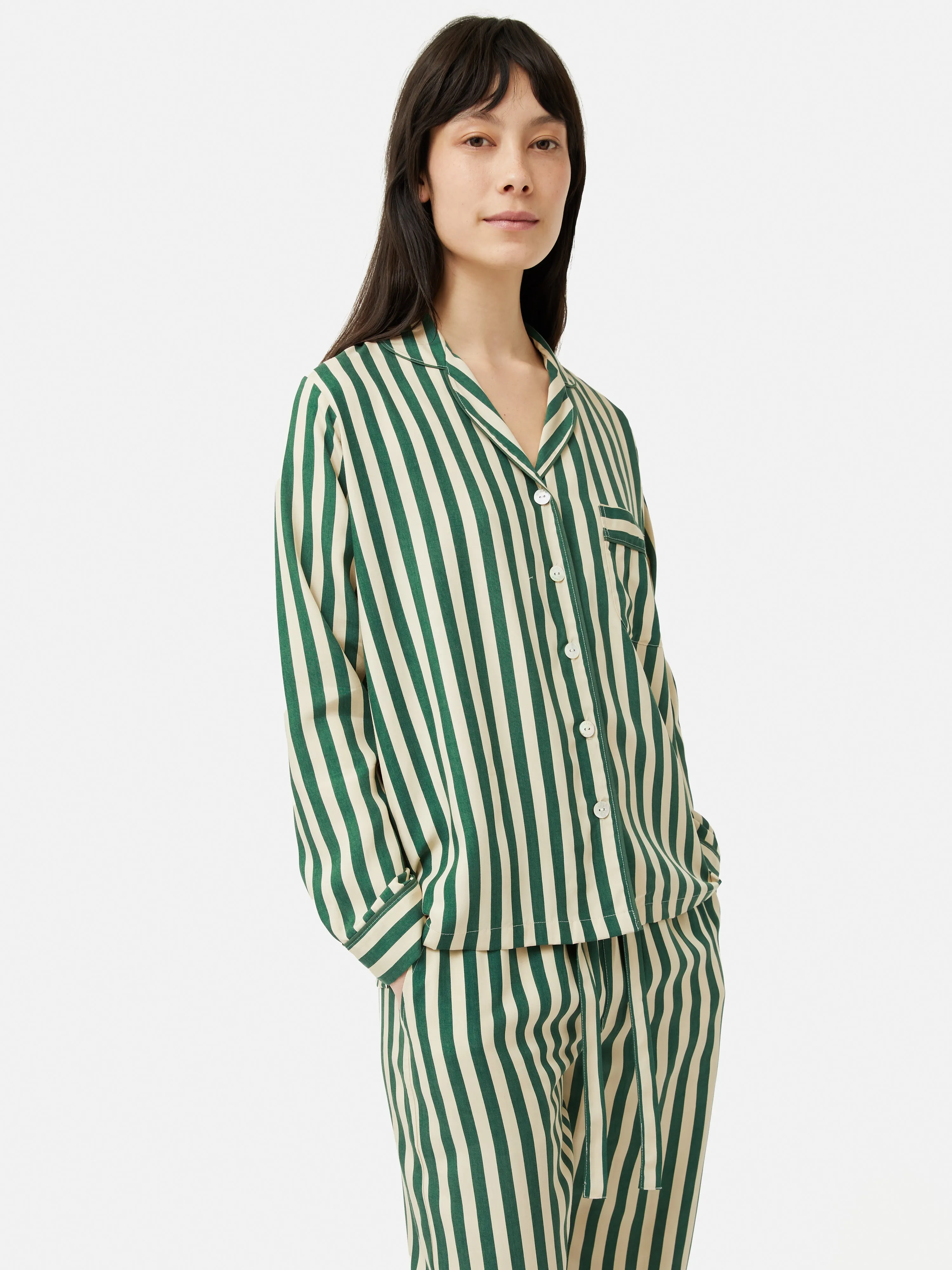 Classic Stripe Pyjama | Green