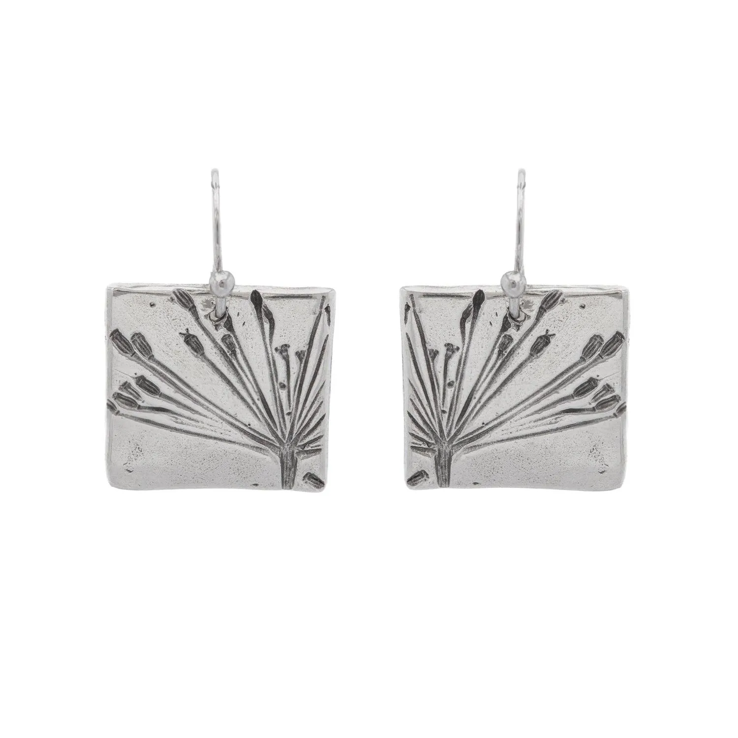 Dill Flower Earrings | Large Squares