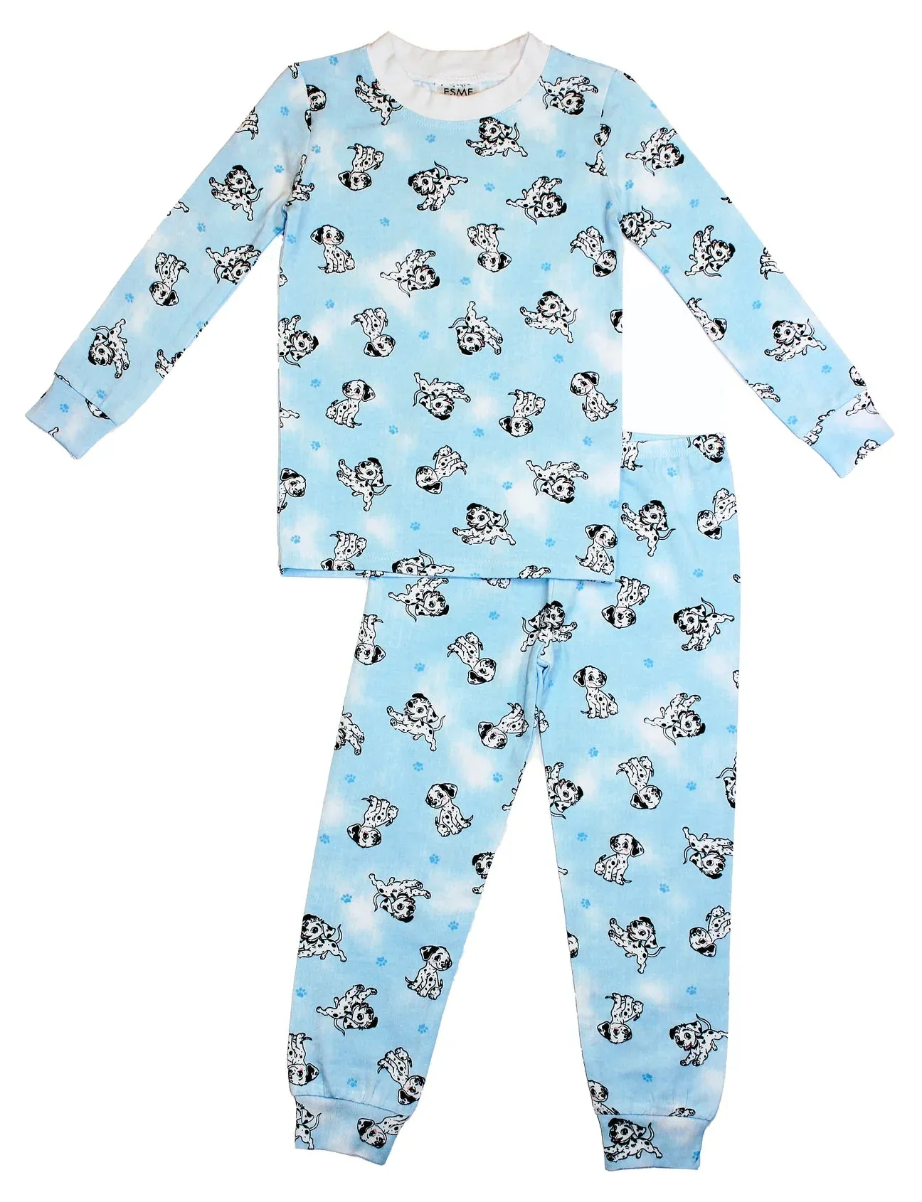 Esme Dalmatians PJ Set in Blue