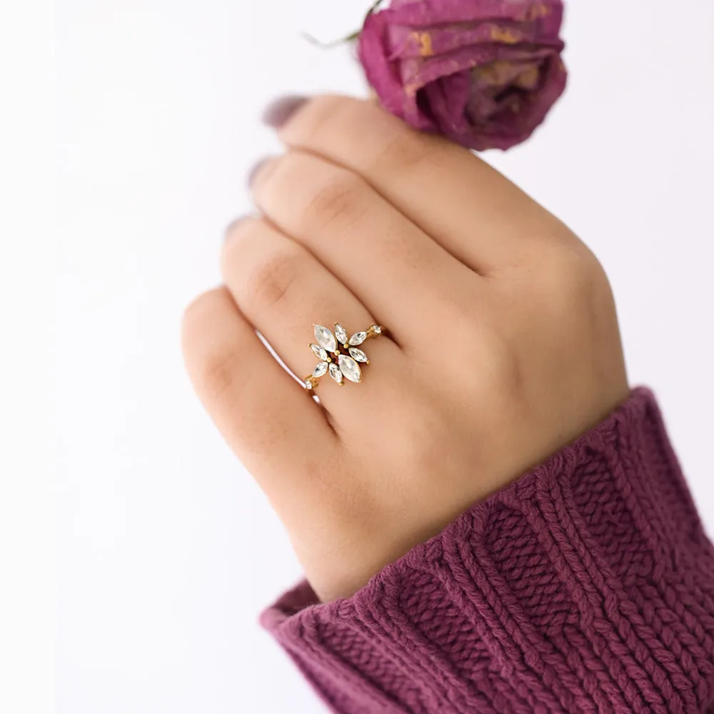 Floral Radiance Ring