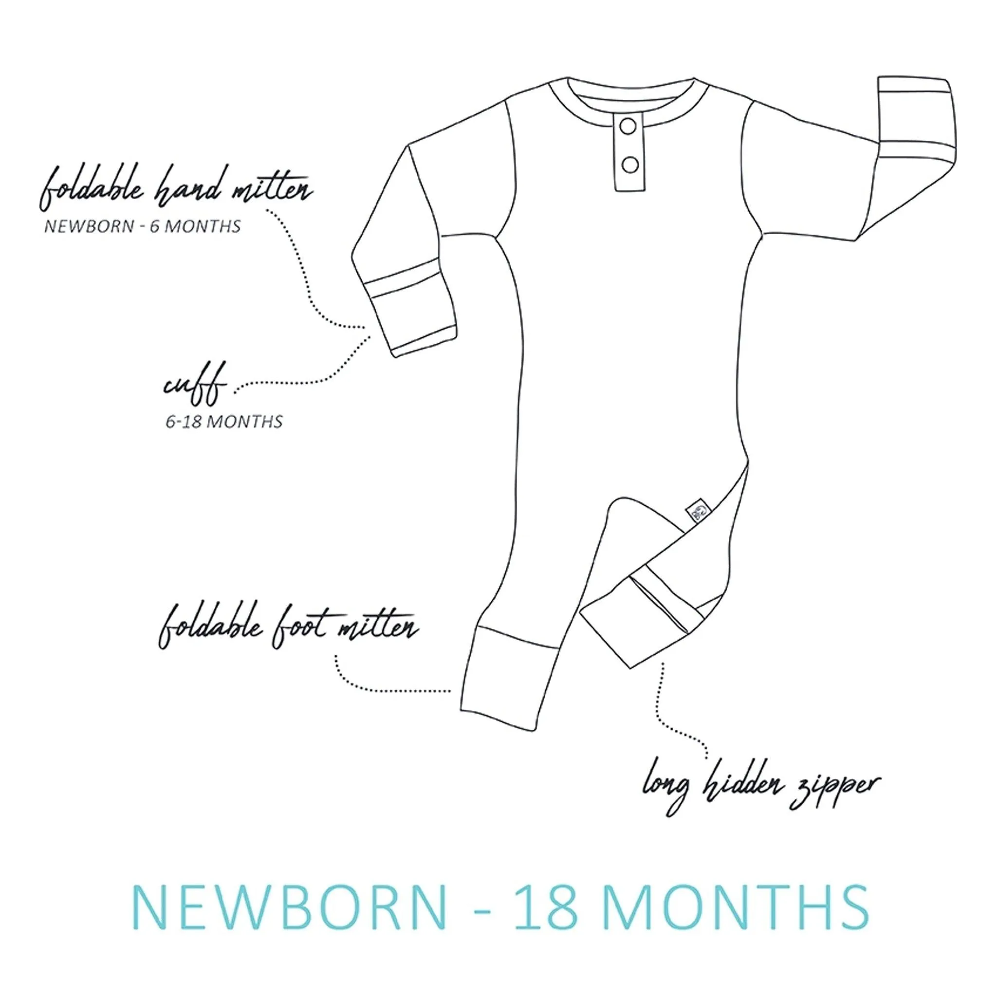 Growsuit (Dewkist) - Size Newborn (0000)