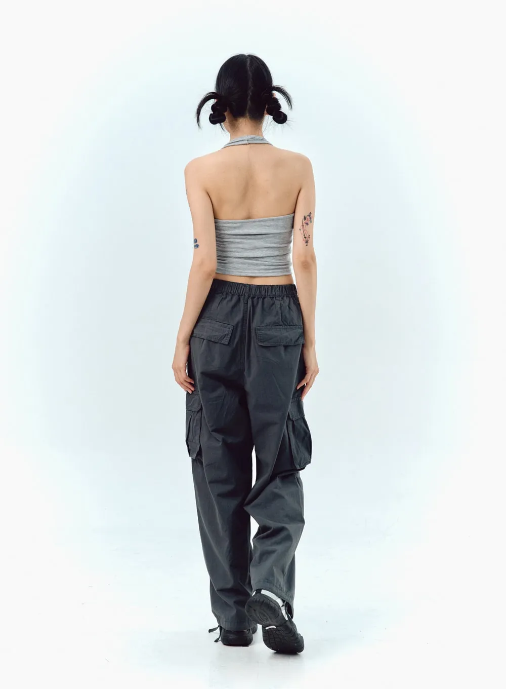Halter Neck Cropped Top IG304