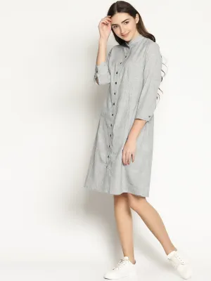 Handwoven Cotton Striped Dress