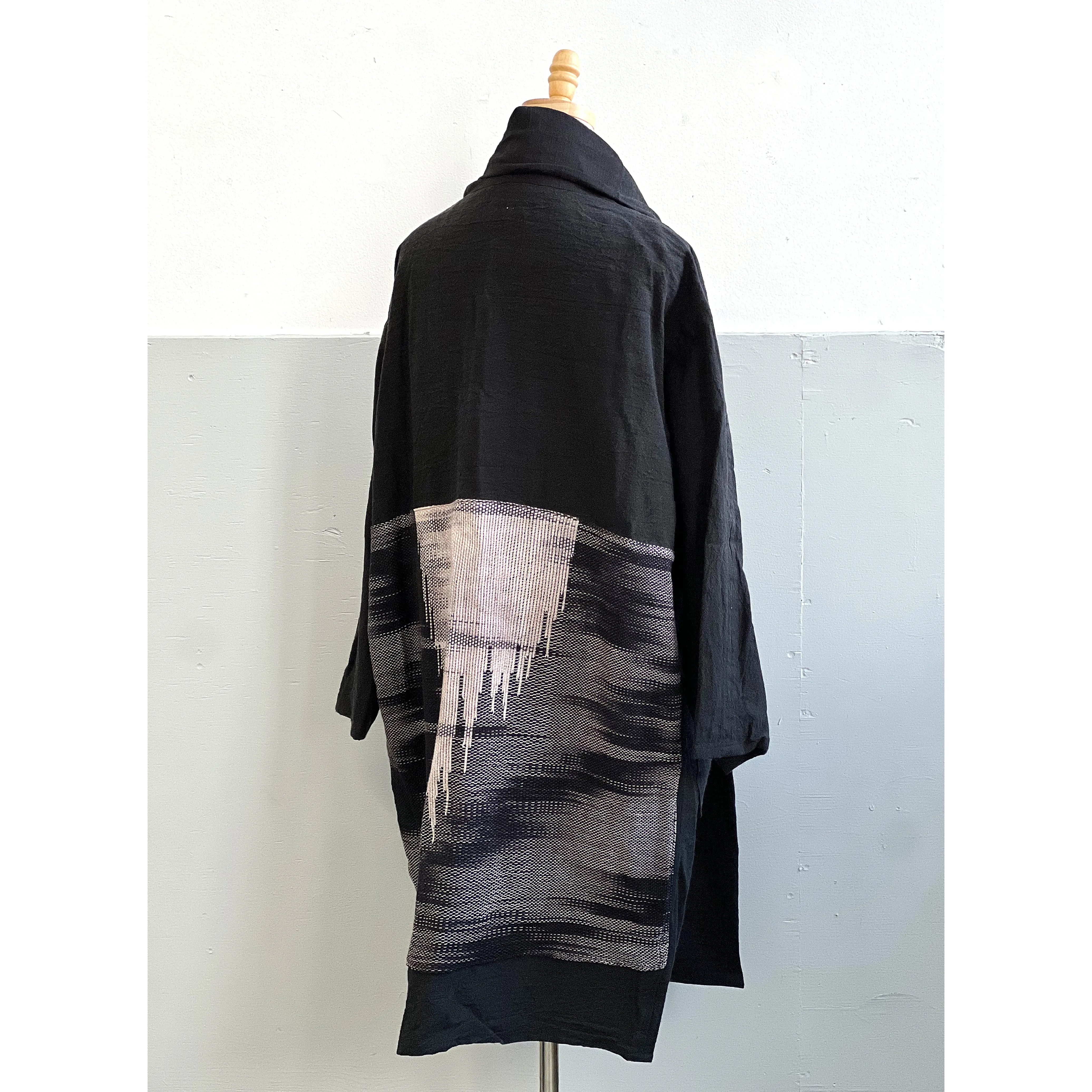 Handwoven Zen Robe Black