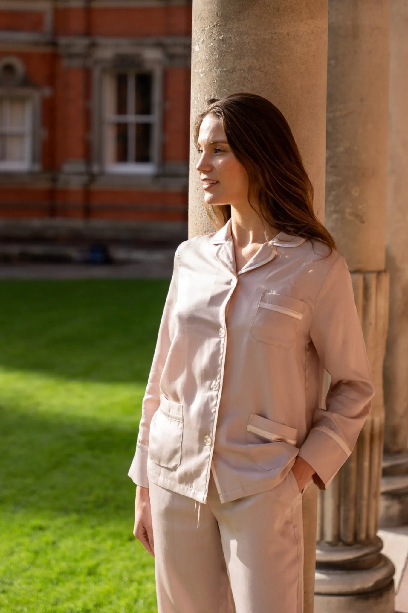 Ladies Satin Pyjamas - Artemis
