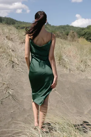 Lucie Brushed Satin Dress