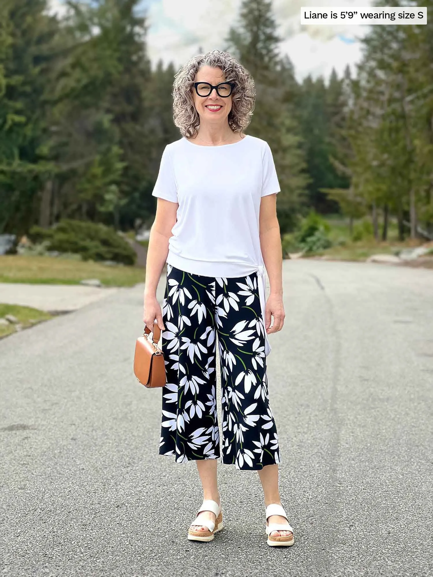 Melody side knot top - WHITE (Fabric irregularities) - FINAL SALE
