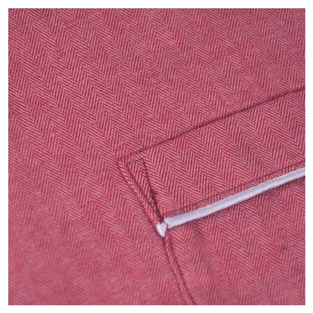 Men's Pyjamas Brushed Cotton Red - Napoli
