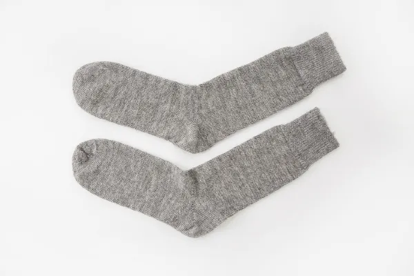 Navy Mohair   Grey Alpaca   Cream Bed Socks  - Made in Britain