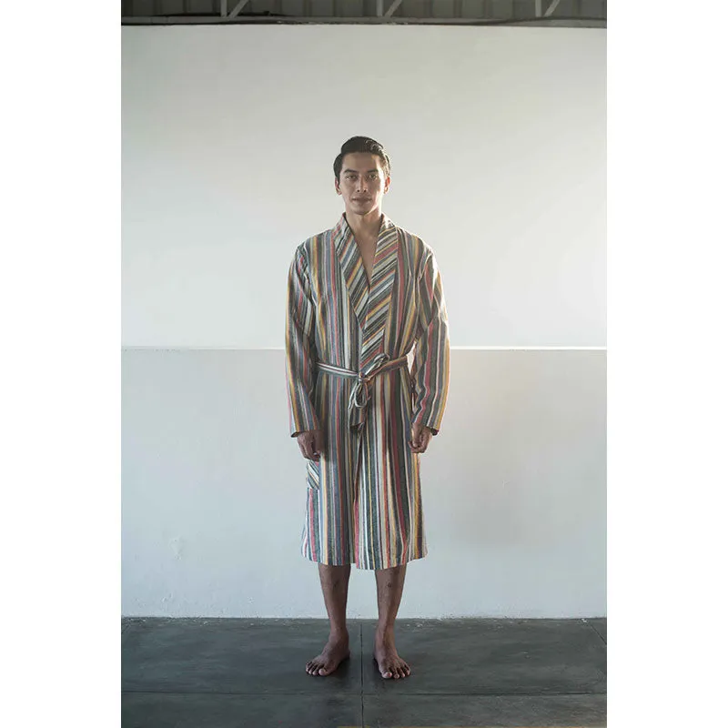 Original Madras Trading Co. - Madras Belted Robe