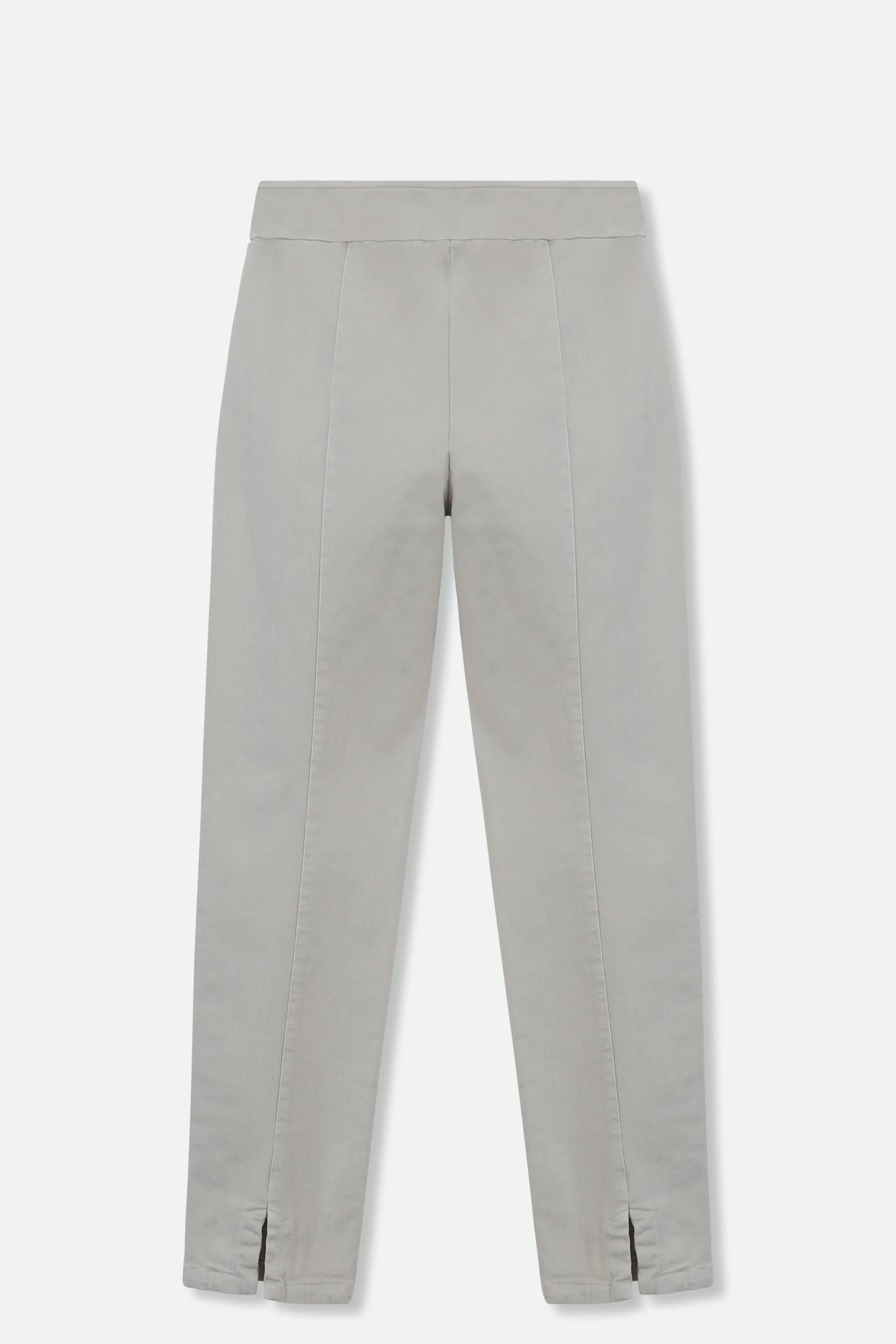 PALLAS BACK SLIT PANT IN GARMENT DYED ITALIAN STRETCH DENIM