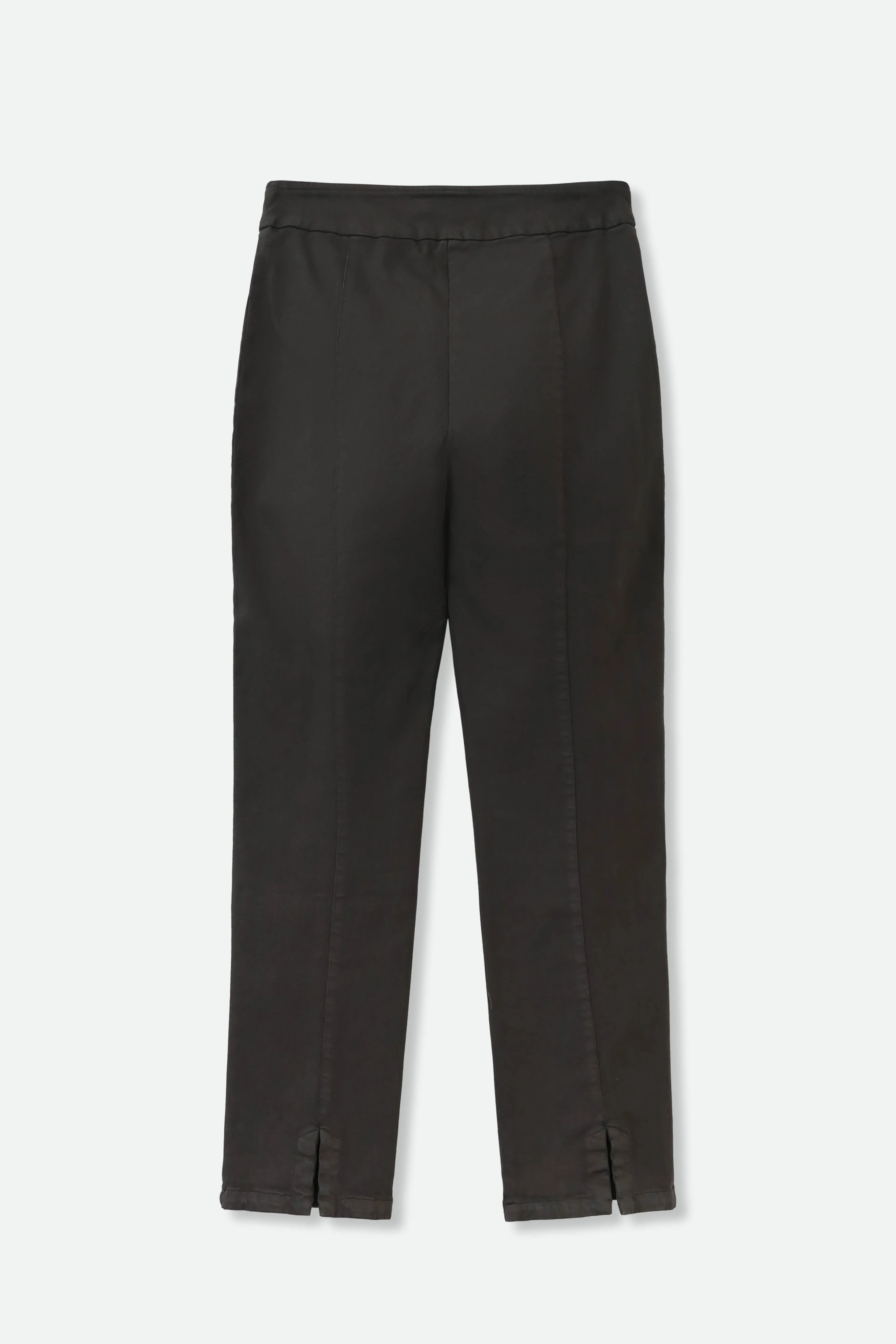 PALLAS BACK SLIT PANT IN GARMENT DYED ITALIAN STRETCH DENIM