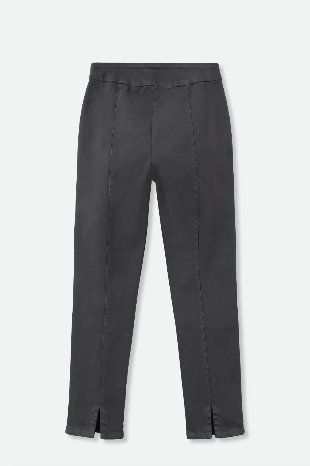 PALLAS BACK SLIT PANT IN GARMENT DYED ITALIAN STRETCH DENIM