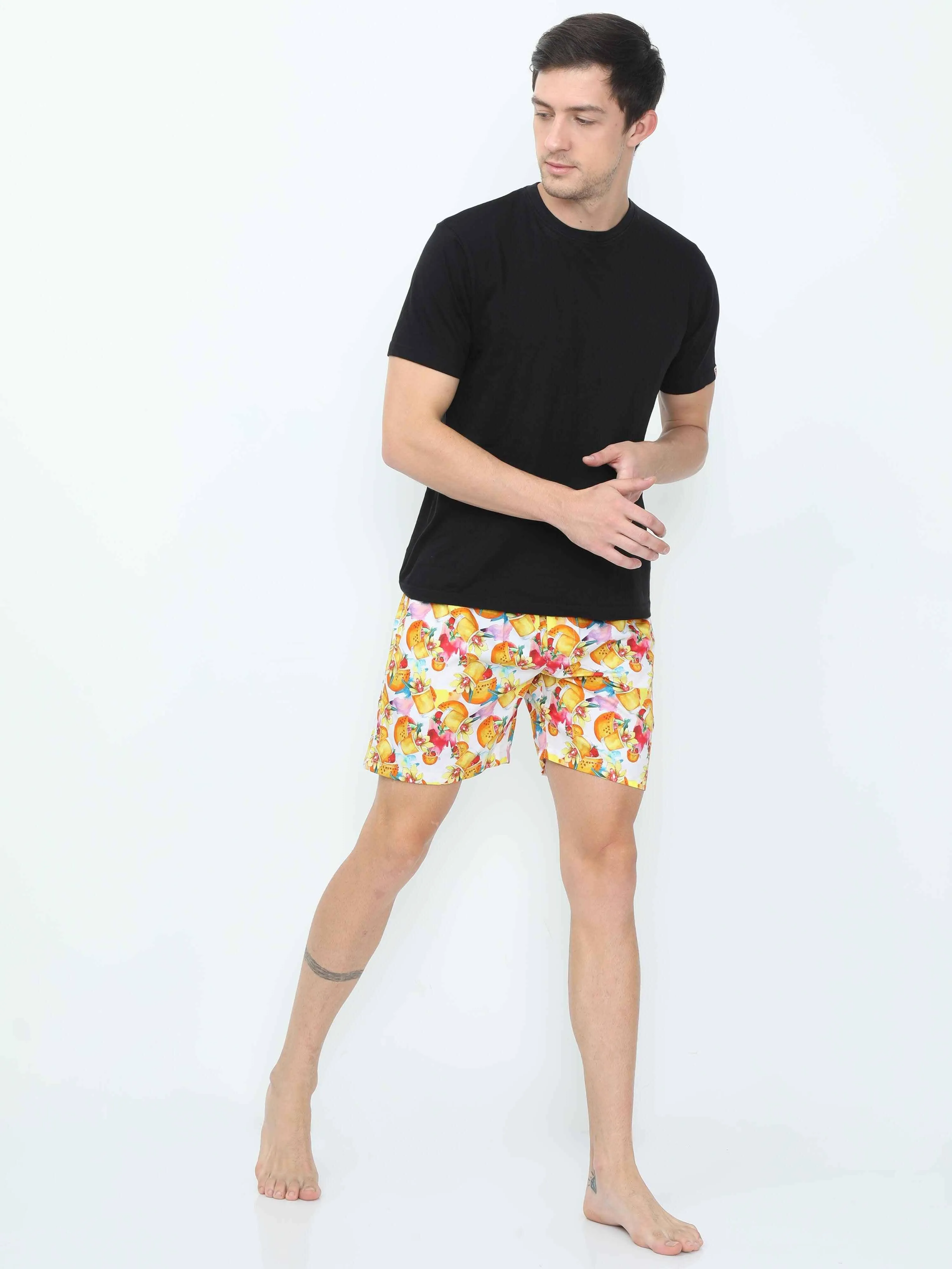 Pineapple Digital Printed Men's Boxer