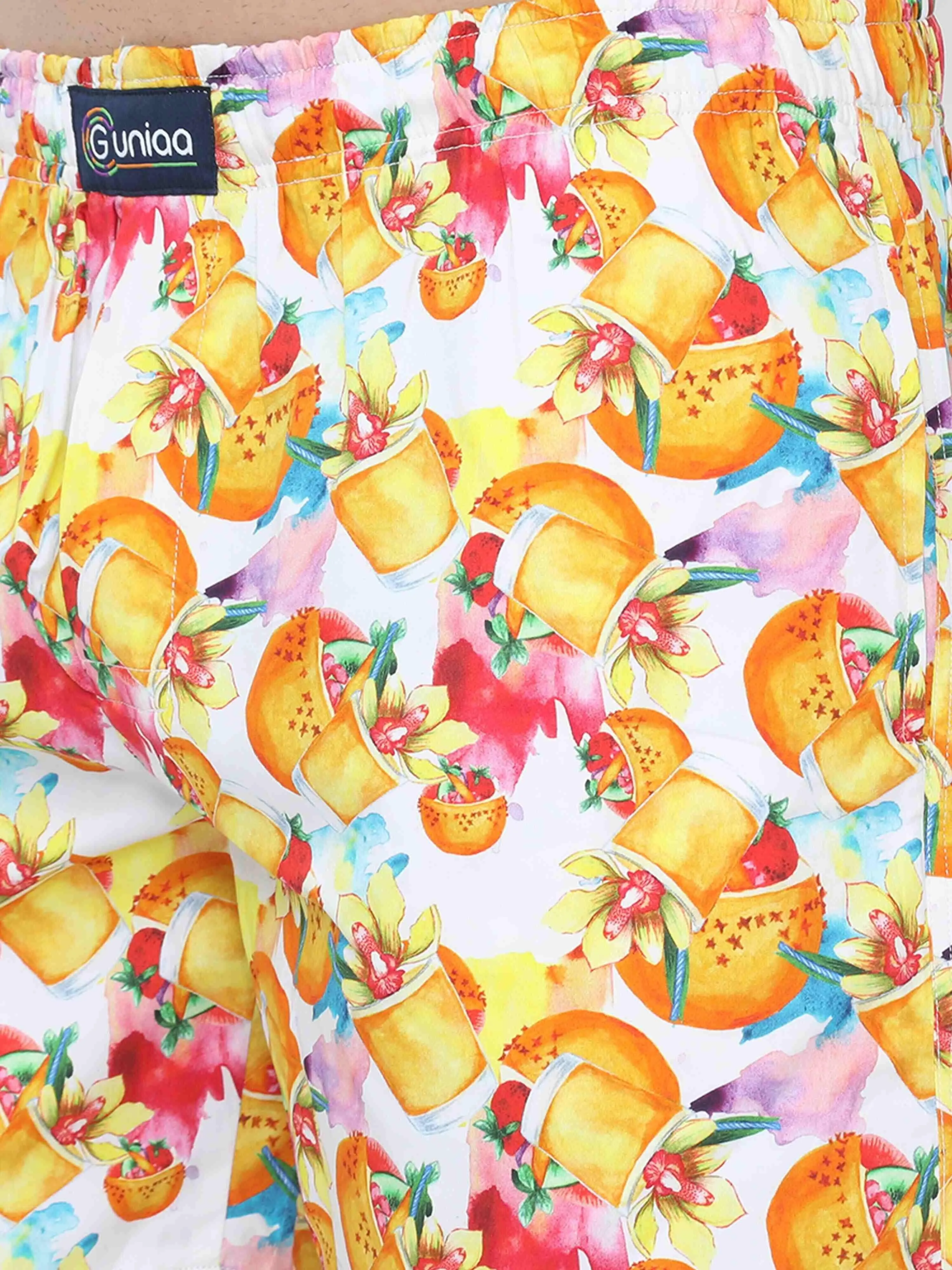 Pineapple Digital Printed Men's Boxer