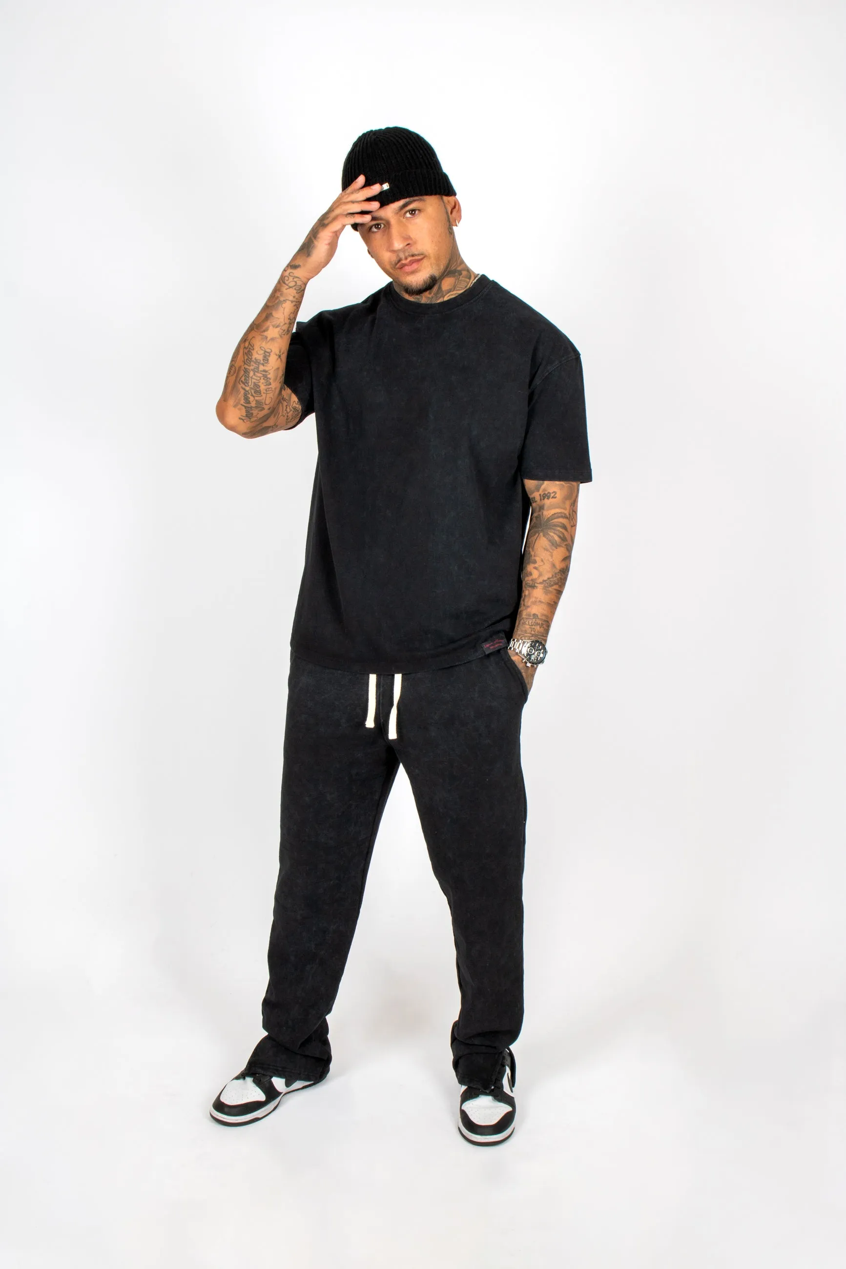 Premium Recycled Acid Black Boxy T-Shirt