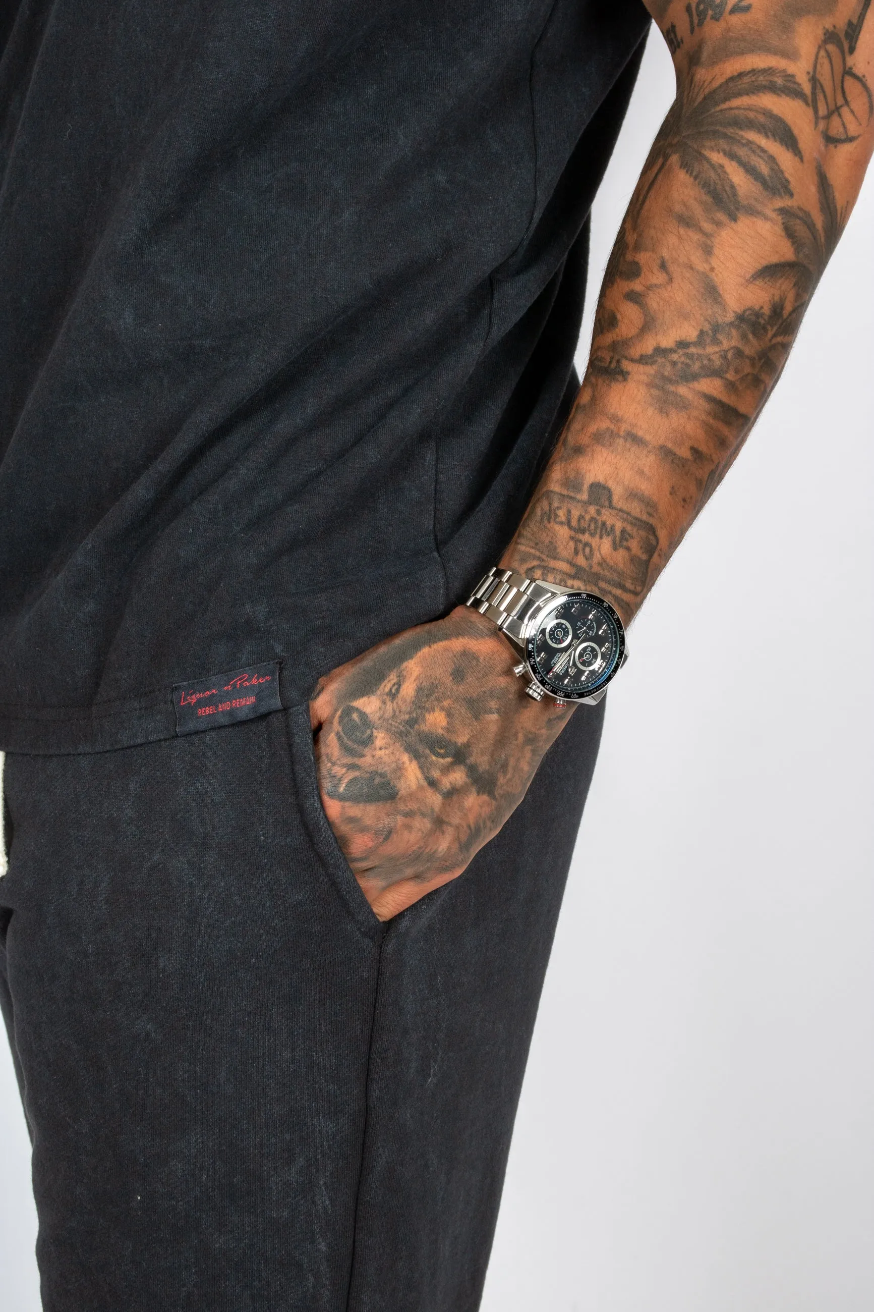 Premium Recycled Acid Black Boxy T-Shirt