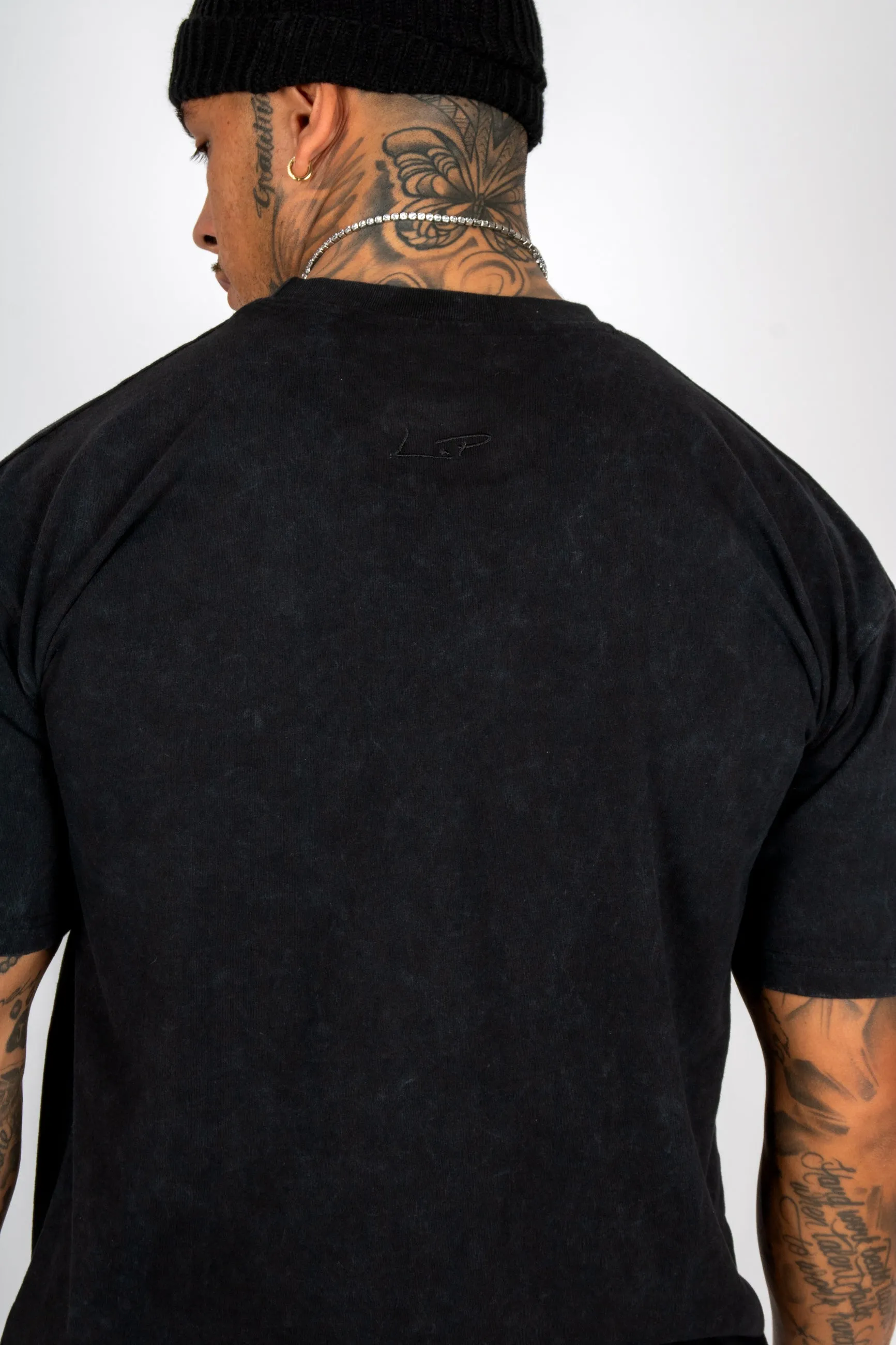Premium Recycled Acid Black Boxy T-Shirt