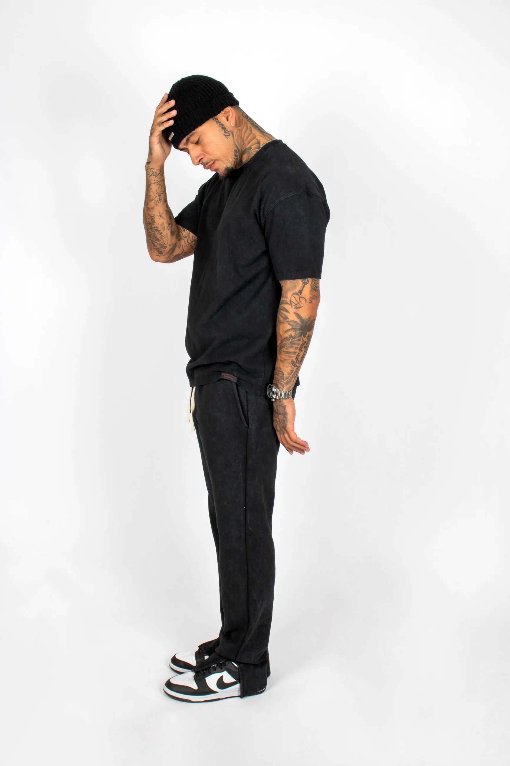 Premium Recycled Acid Black Boxy T-Shirt