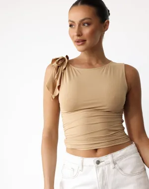 Rendezvous Top (Tan) - By Lioness