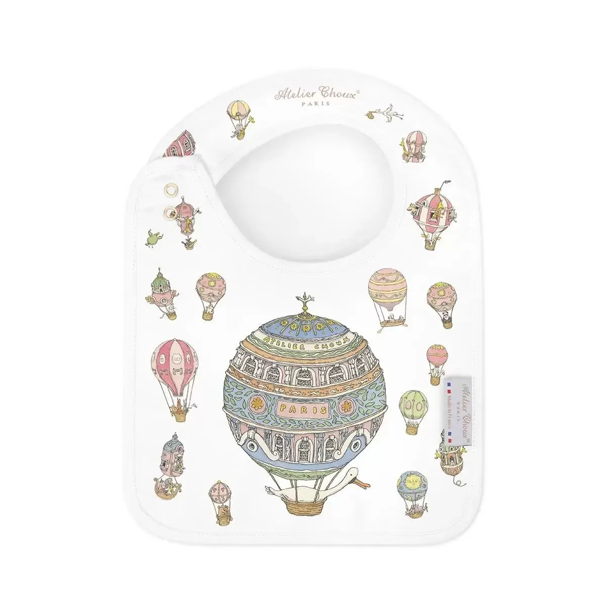 Satin Bib – Hot Air Balloon