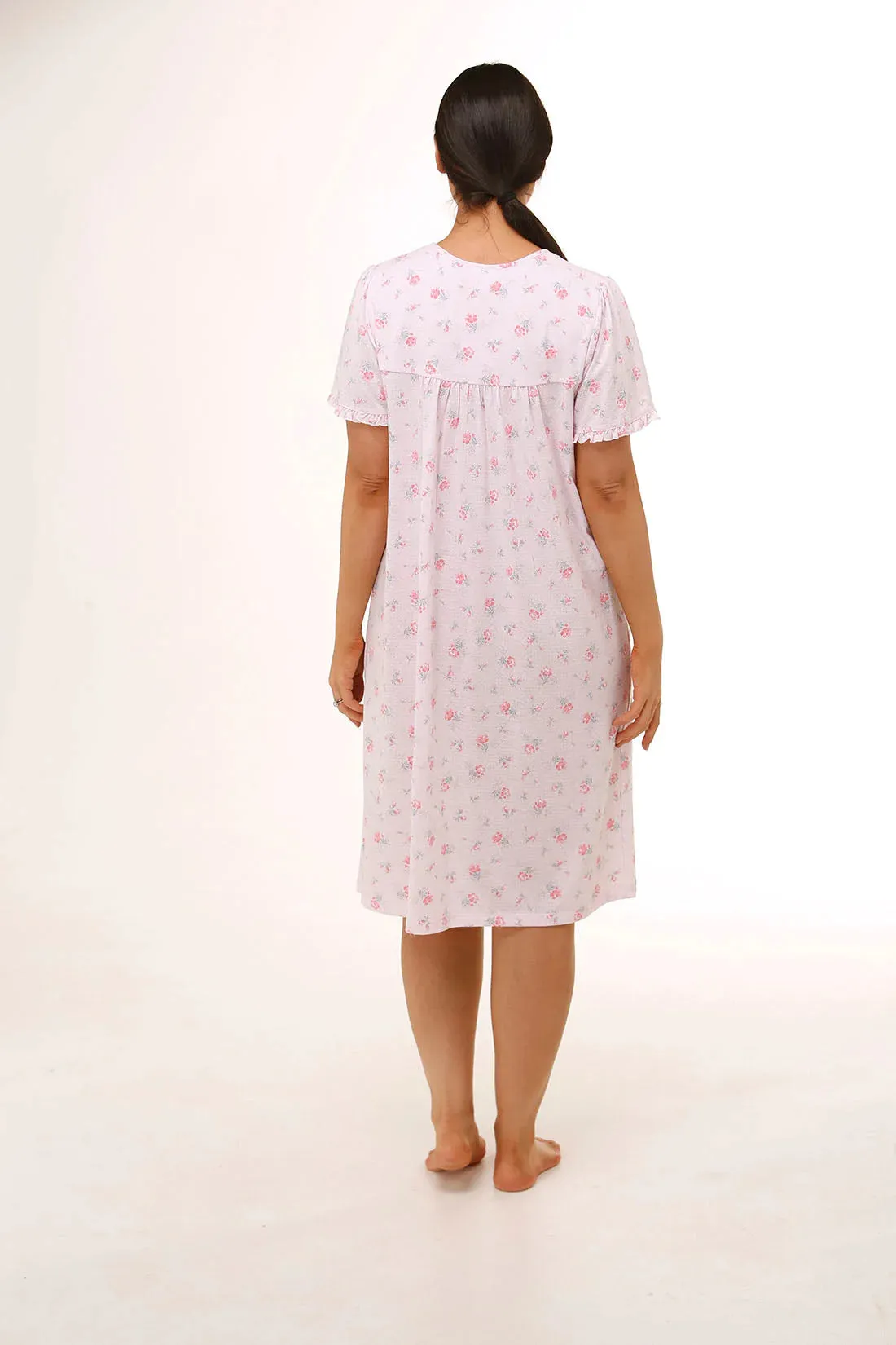 Short Sleeve Carnation Nightie