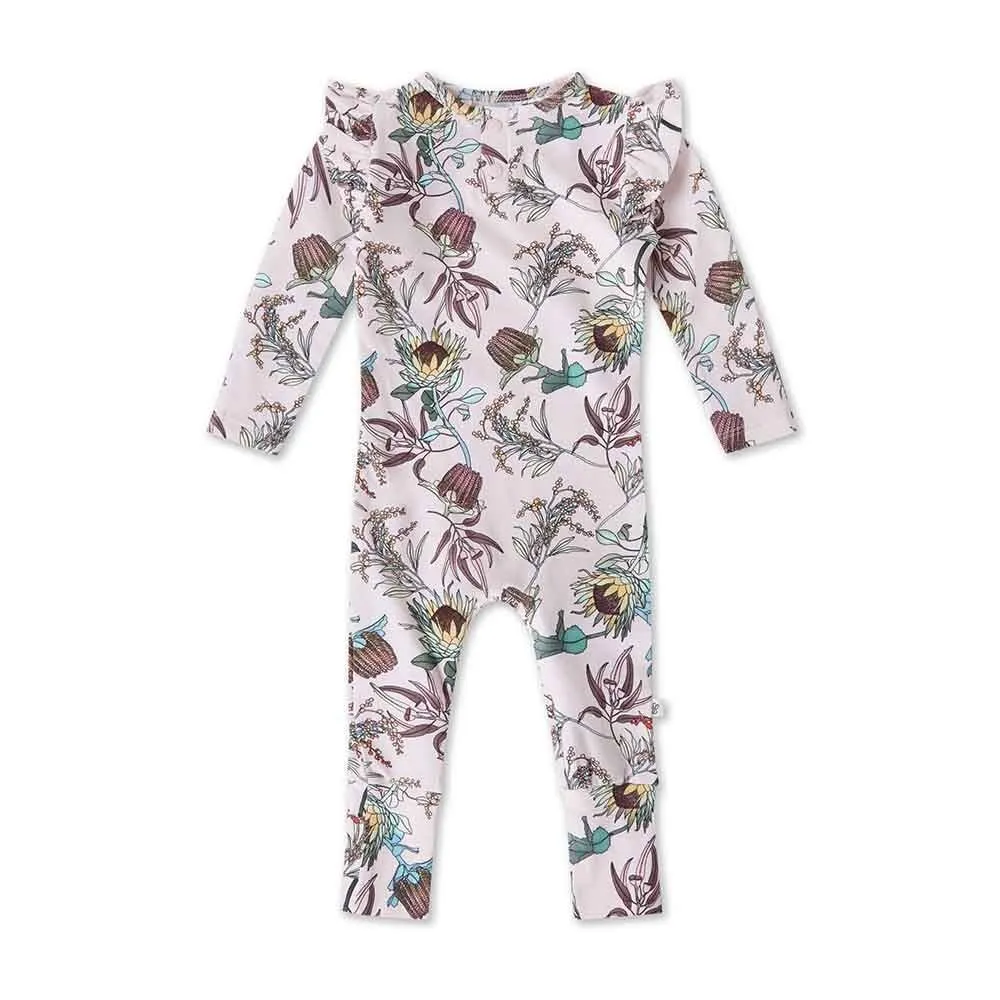 Snuggle Hunny Banksia Organic Growsuit