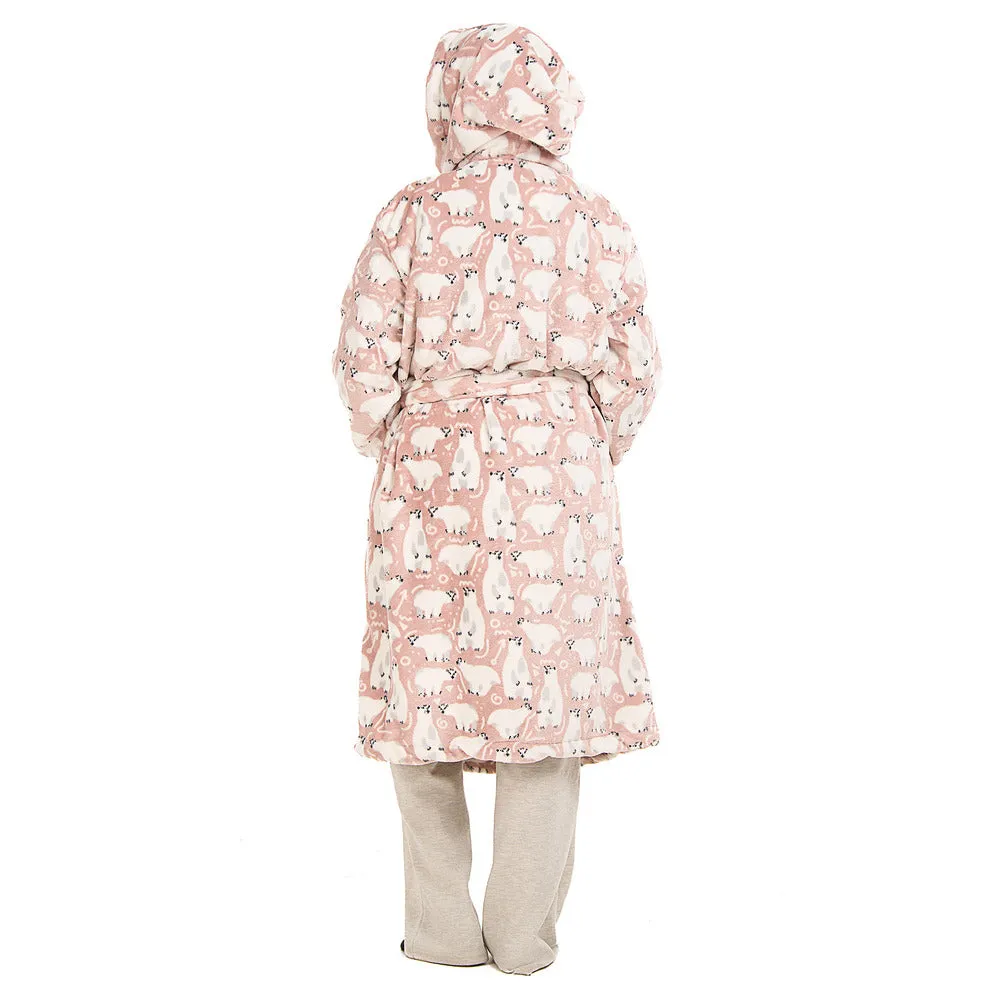 Snuggs Blanket Robe Cashmere Polar Bear