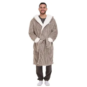 Snuggs Blanket Robe Engraved Lines Cafe
